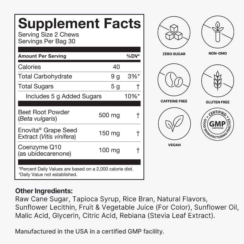 SuperBeets® Heart Chews Advanced