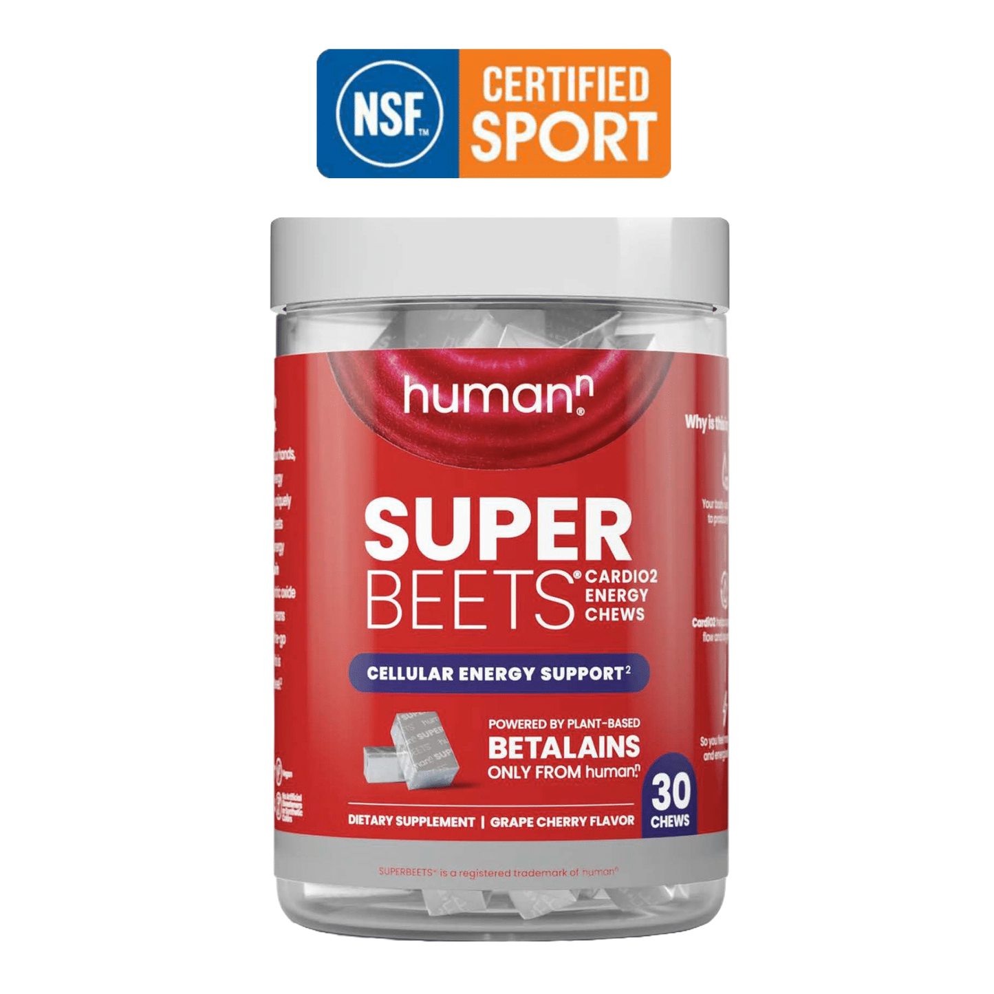 SuperBeets® CardiO2 Energy Chews