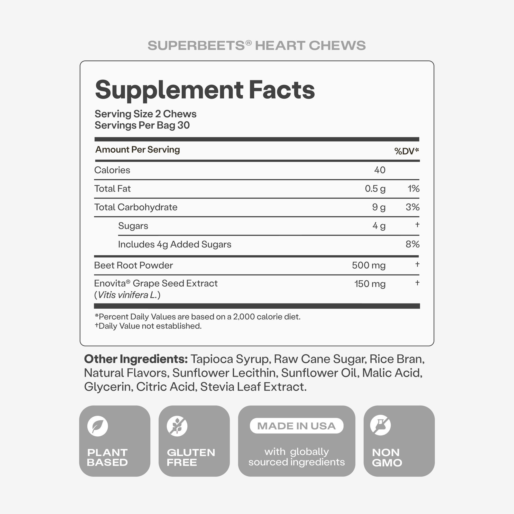 SuperBeets ® Heart Chews