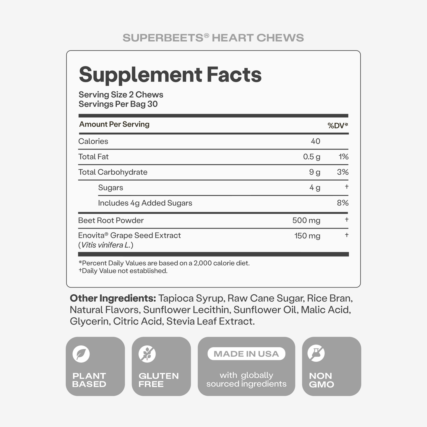 SuperBeets ® Heart Chews