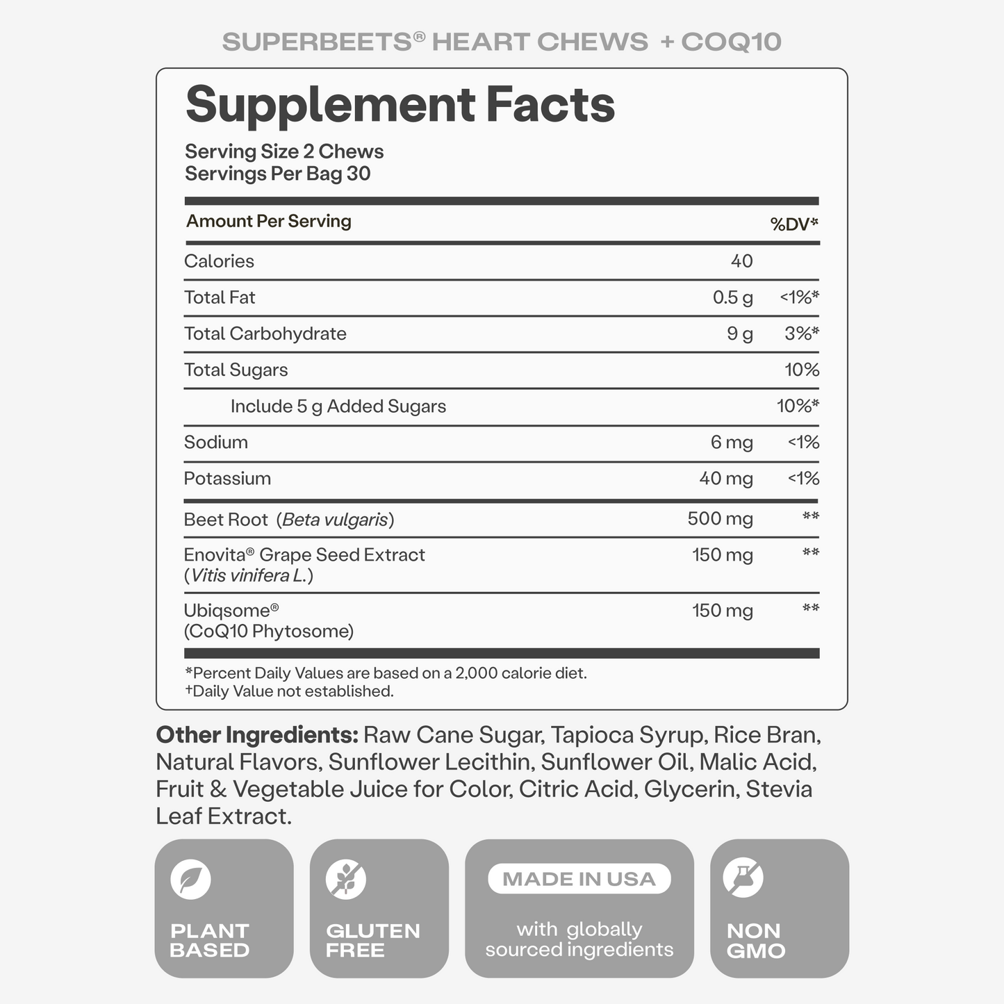 SuperBeets® Heart Chews Advanced