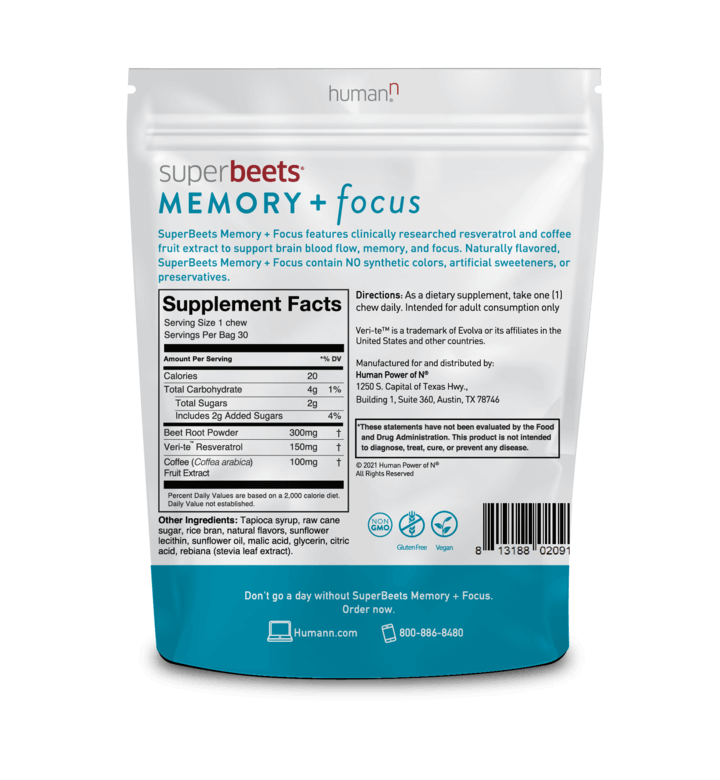 SuperBeets® Memory & Focus