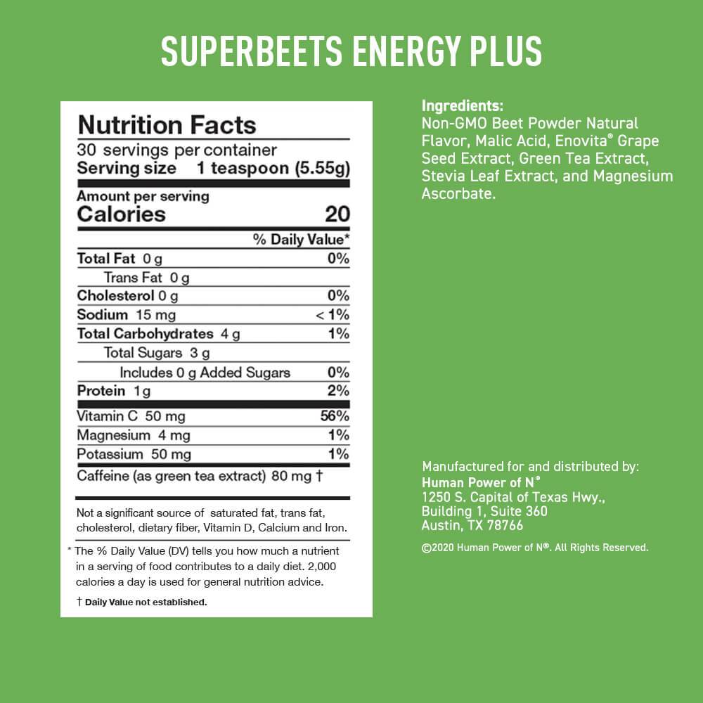 SuperBeets® ENERGY PLUS