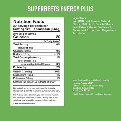 SuperBeets® ENERGY PLUS